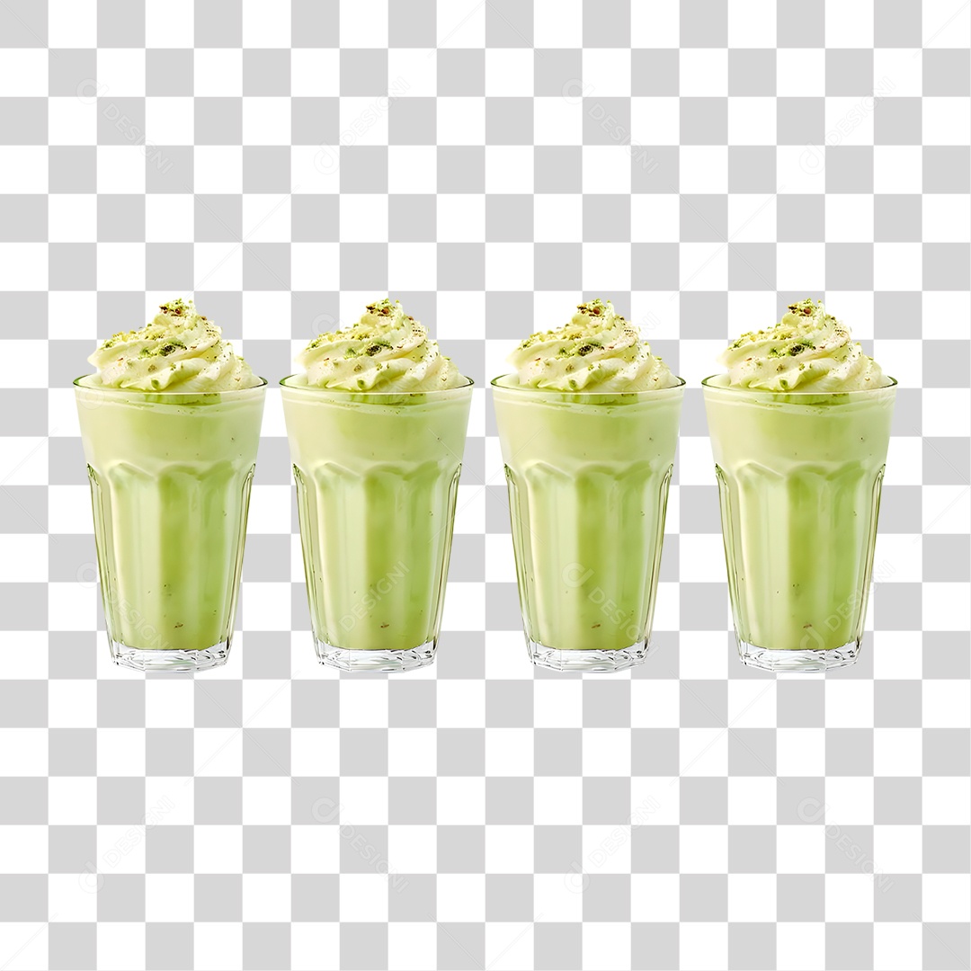 Milk-shake de Abacate PNG Transparente