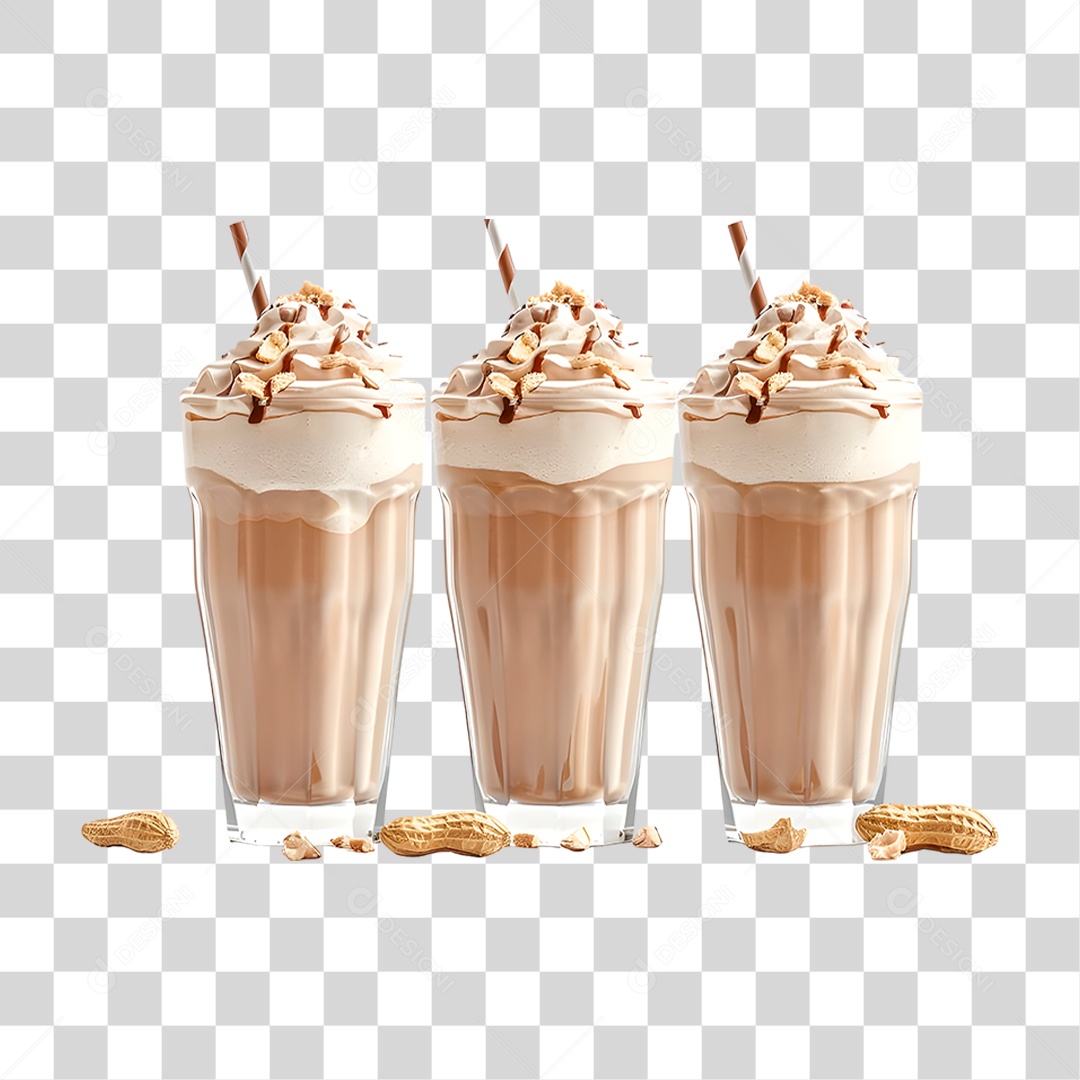 Milk-shake de Ovomaltine PNG Transparente
