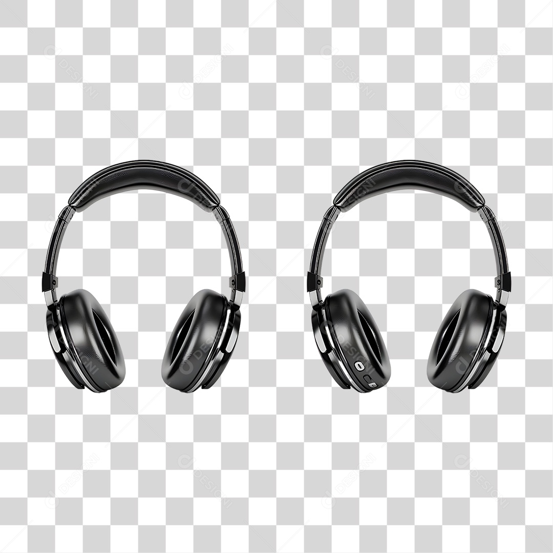 Fone de Ouvido PNG Transparente