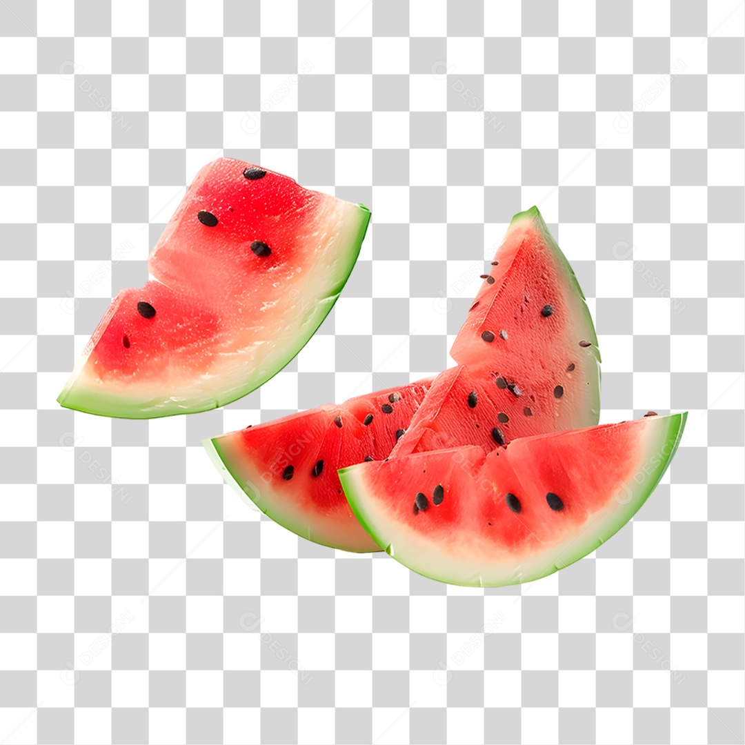 Fatia de Melancia PNG Transparente