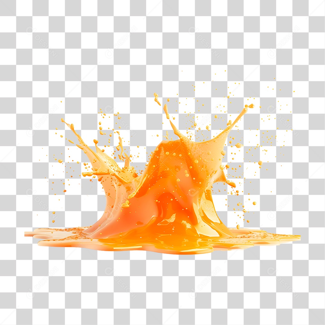 Suco de Laranja PNG Transparente