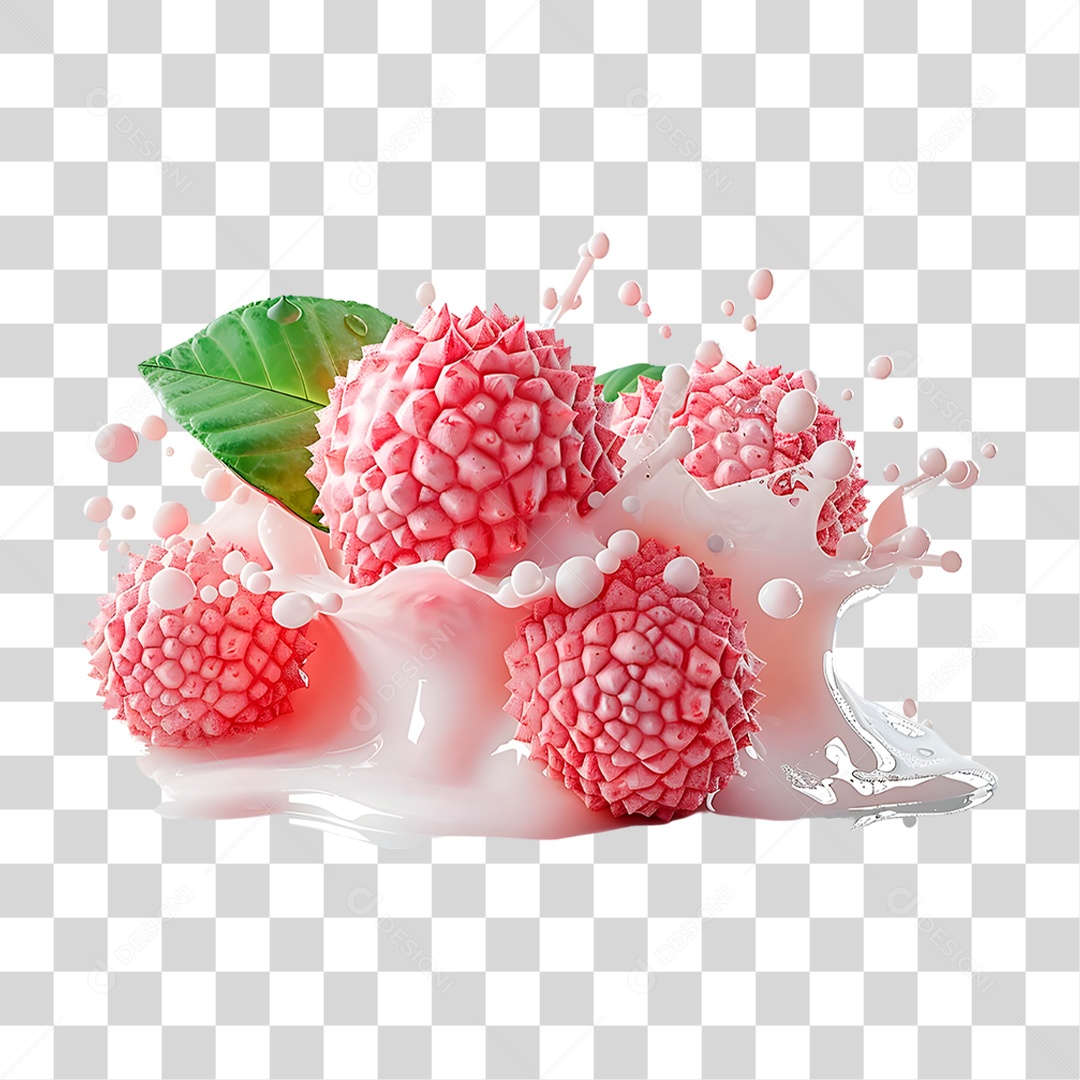 Frutas Lichia PNG Transparente