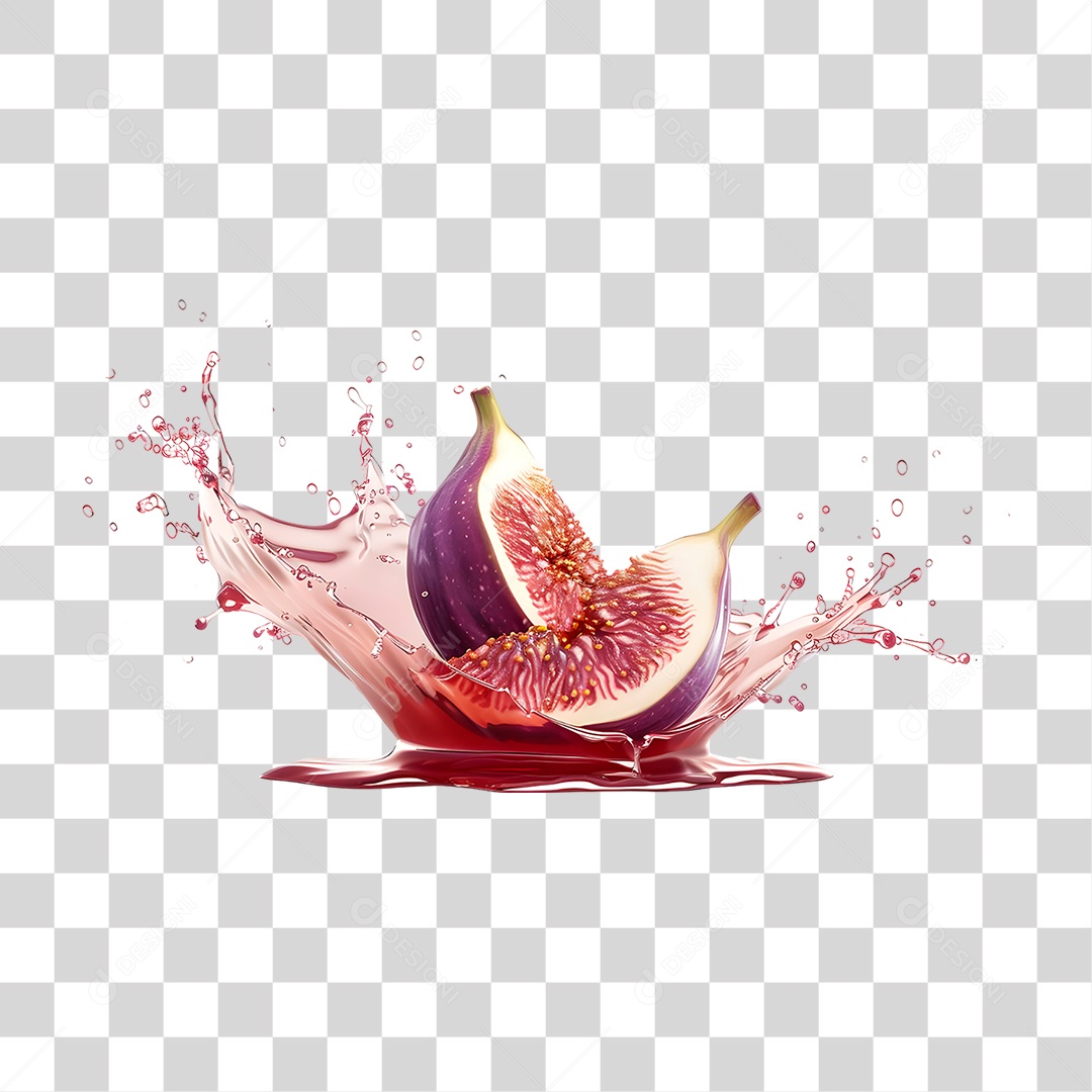 Fatia de Figo PNG Transparente