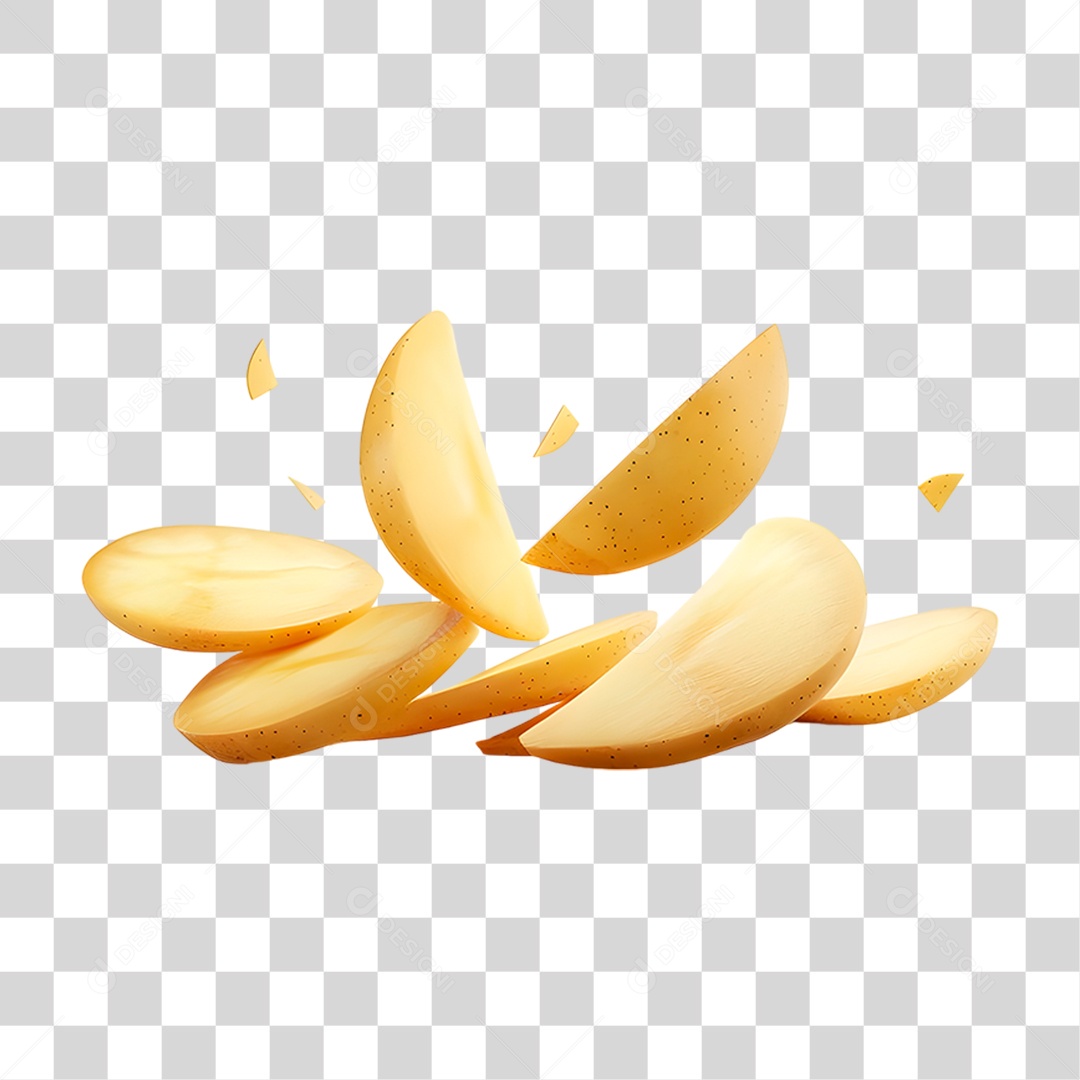 Batata Frita PNG Transparente