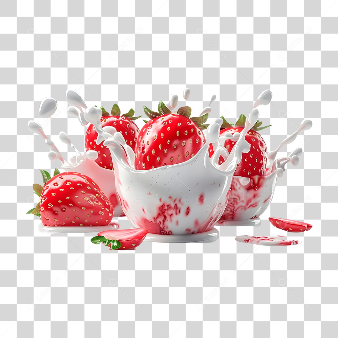 Morango PNG Transparente