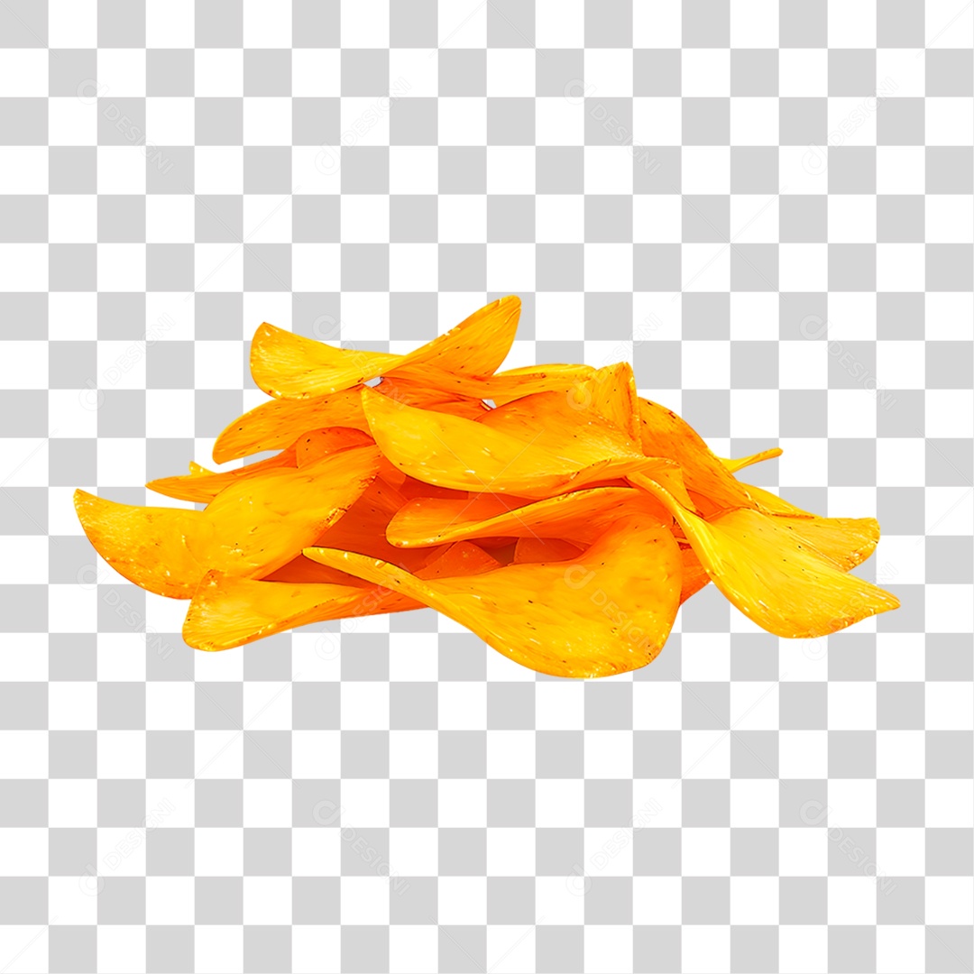 Batata Chips PNG Transparente