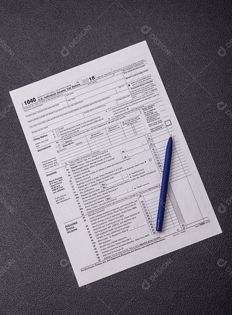Preencha o formulário fiscal dos EUA 1040 para verificação e reembolso. Relatórios fiscais de cidadãos dos EUA
