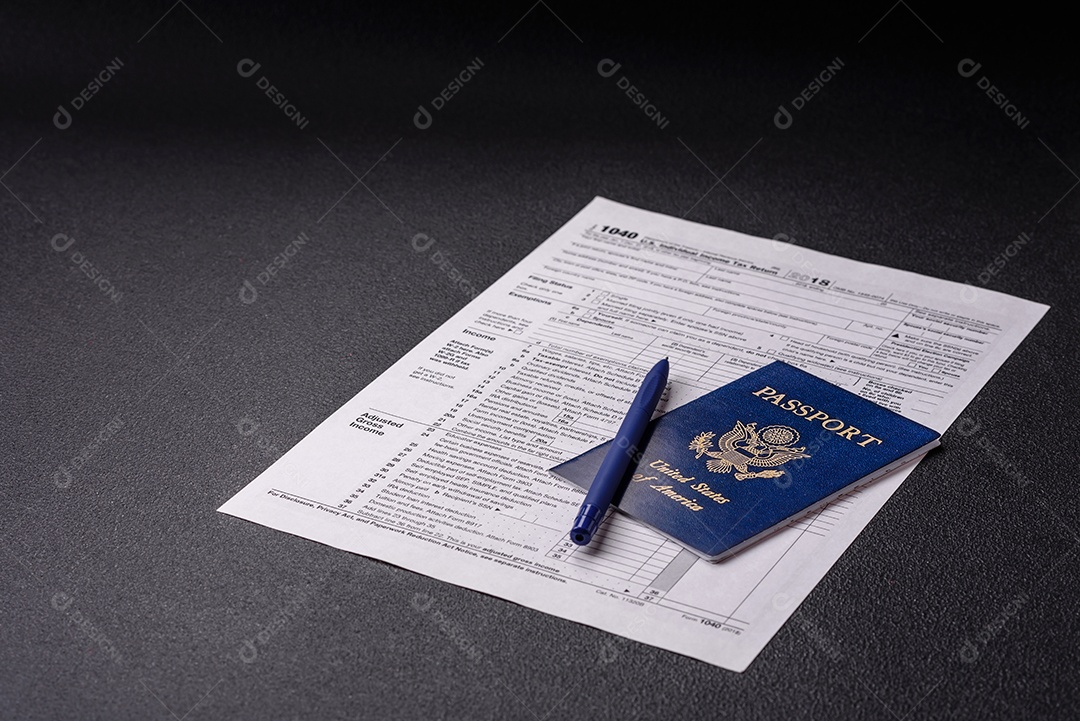 Preencha o formulário fiscal dos EUA 1040 para verificação e reembolso. Relatórios fiscais de cidadãos dos EUA