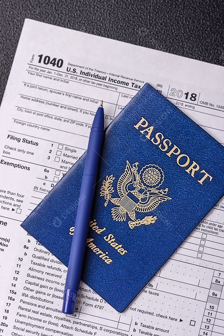 Preencha o formulário fiscal dos EUA 1040 para verificação e reembolso. Relatórios fiscais de cidadãos dos EUA