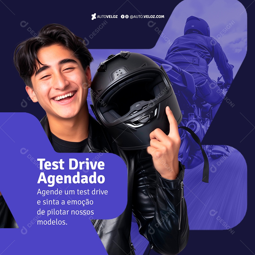 Loja de Motos Social Media PSD Editável