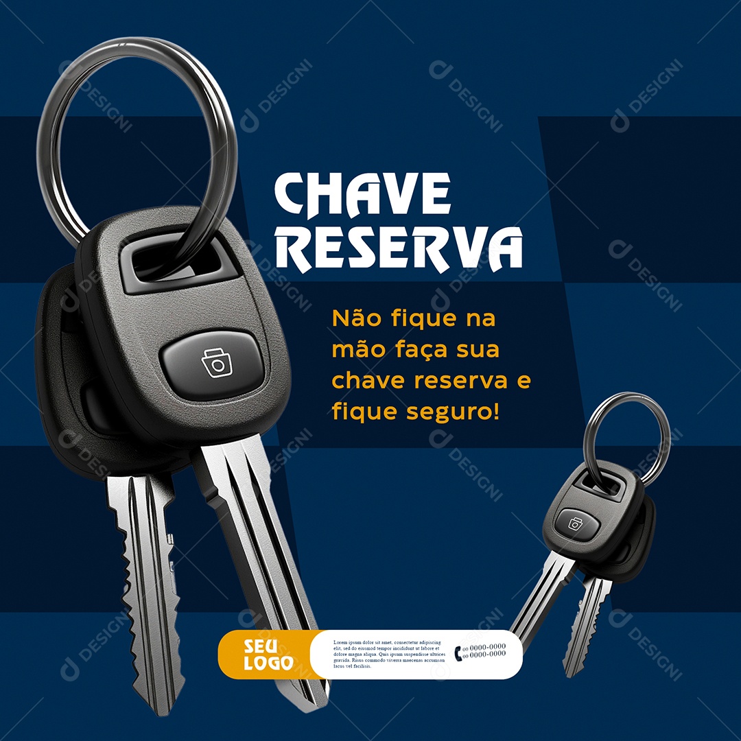 Oficina Peças de Carro Social Media PSD Editável