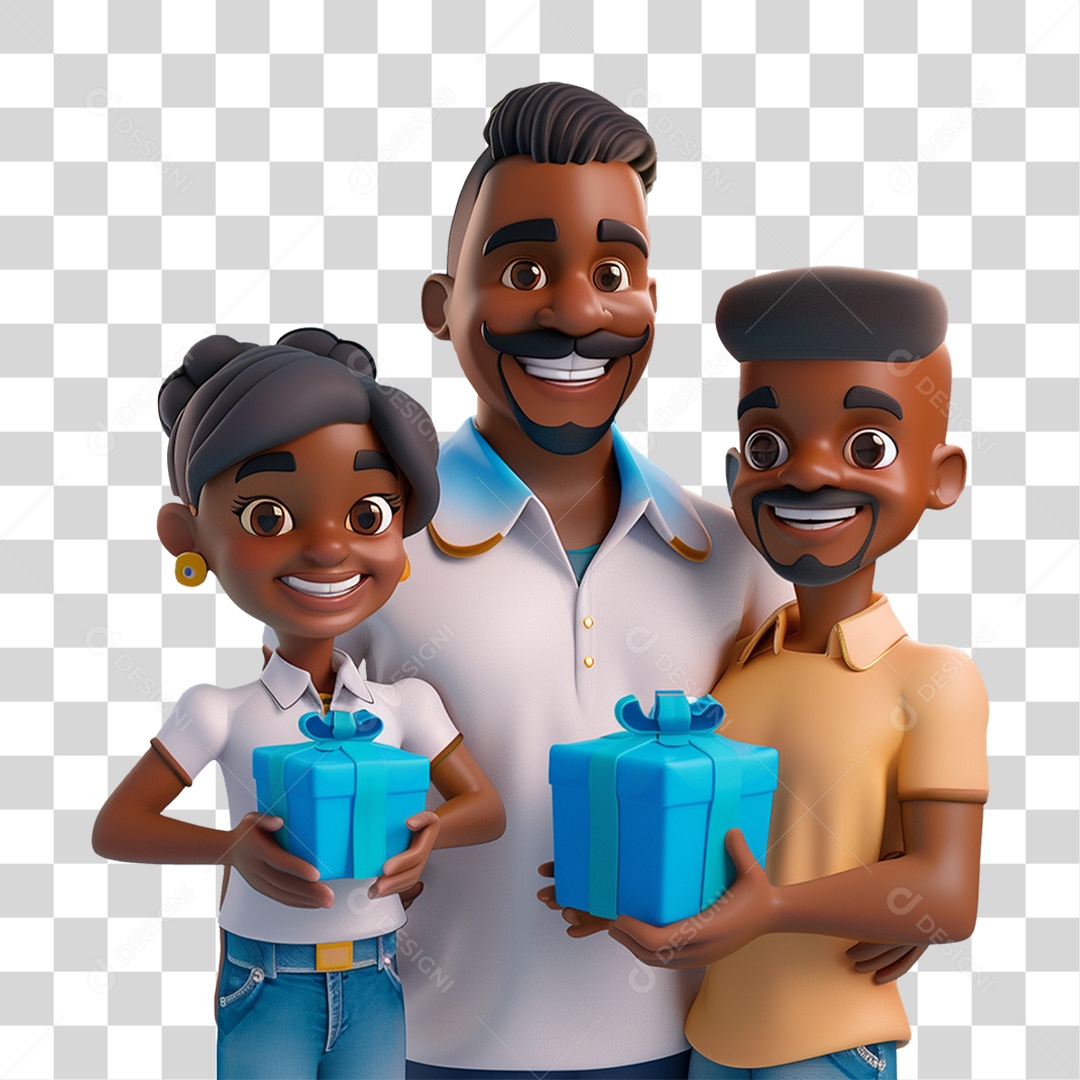 Pais e Filhos PNG Transparente