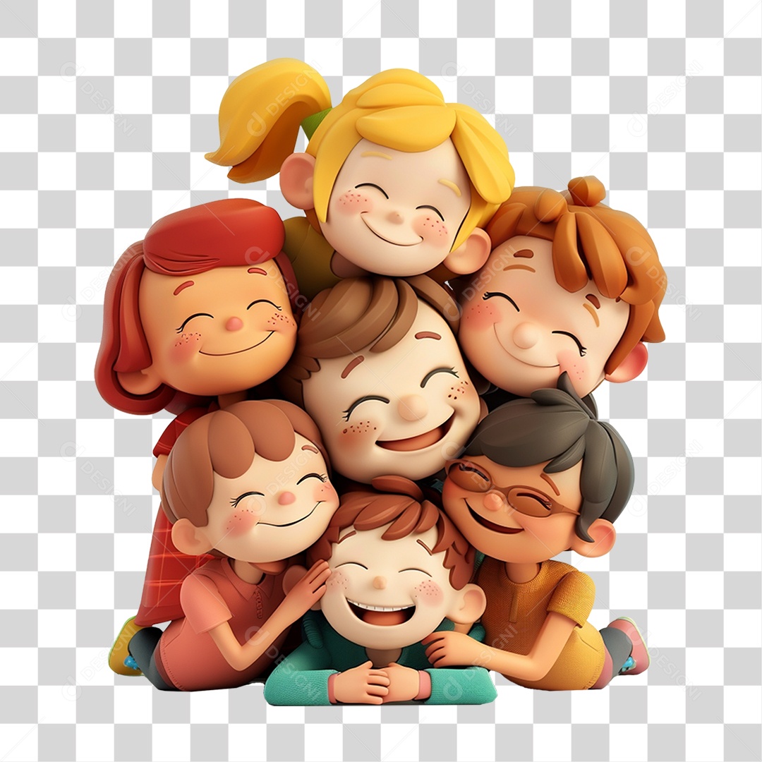 Personagens Amigos PNG Transparente