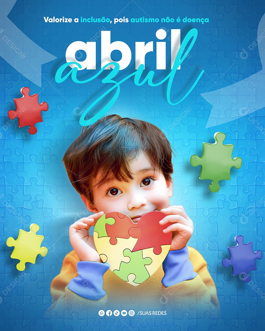 Abril Azul Consciência e Compreensão do Autismo