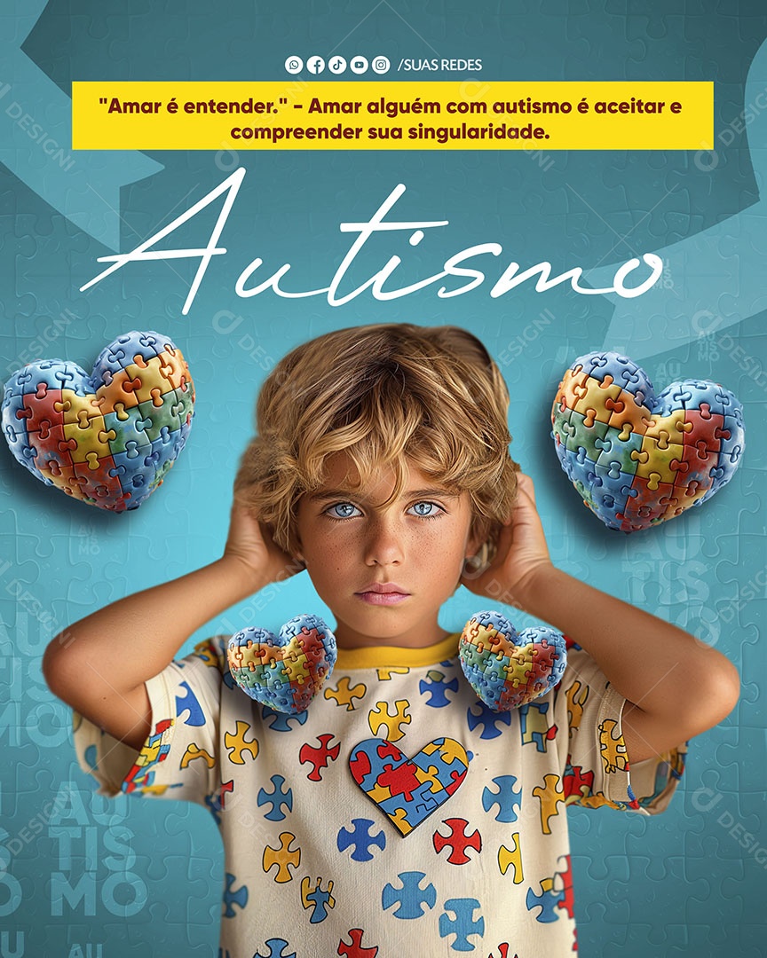 Compreensão Além do Azul Abril e a Luta pelo Autismo