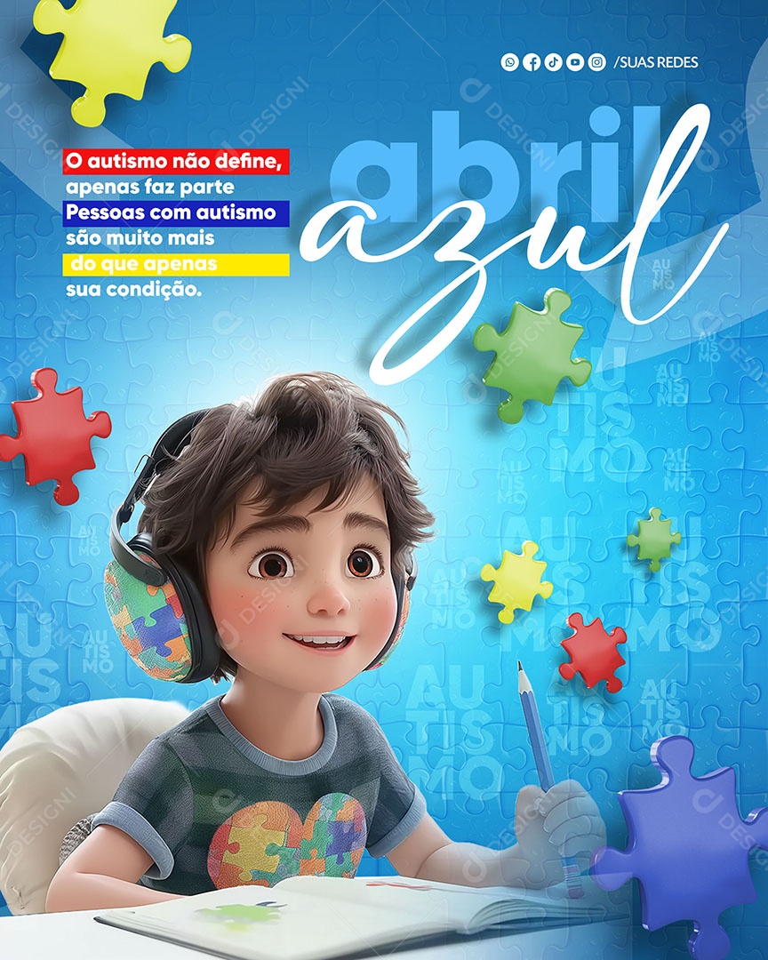 Entenda, Aceite Apoie Abril Azul e a Conscientização do Autismo