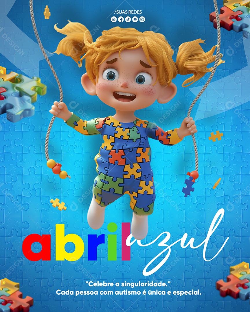 Juntos Pelo Azul Consciência e Apoio ao Autismo neste Abril