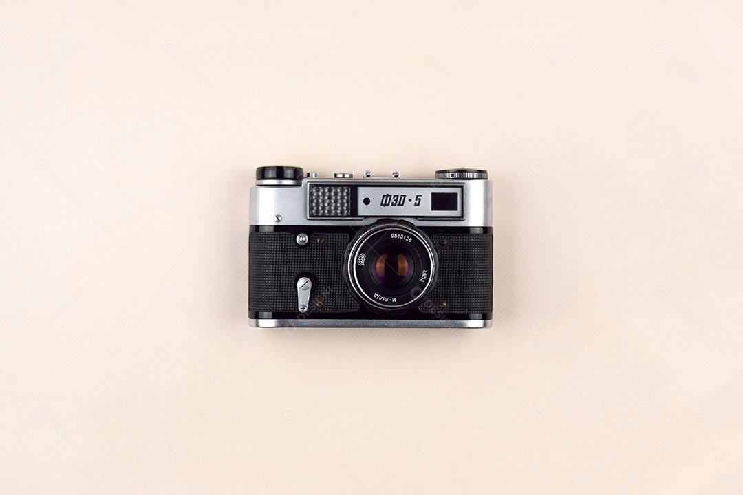 Camera retro de 1970 linda