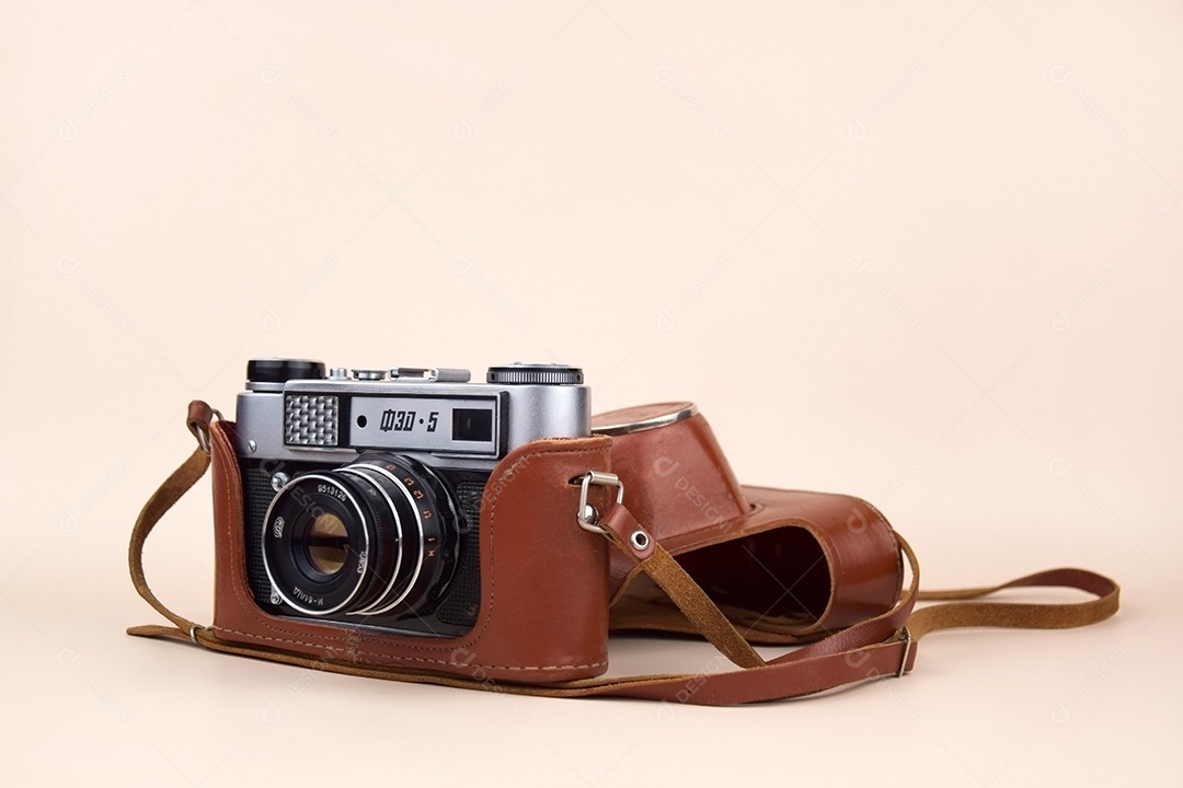 Camera retro de 1970 linda