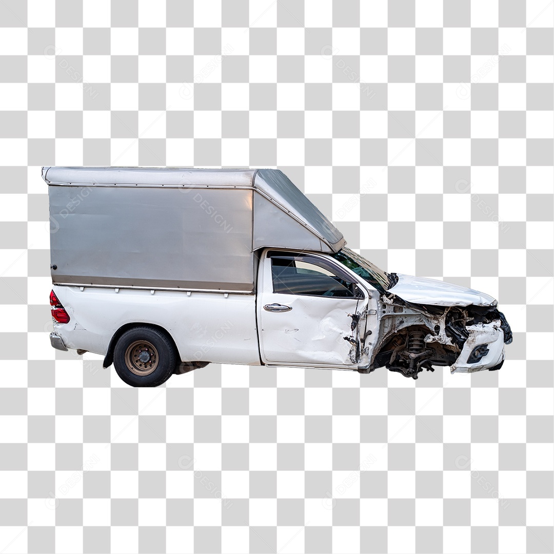 Carro Batido Amassado PNG Transparente