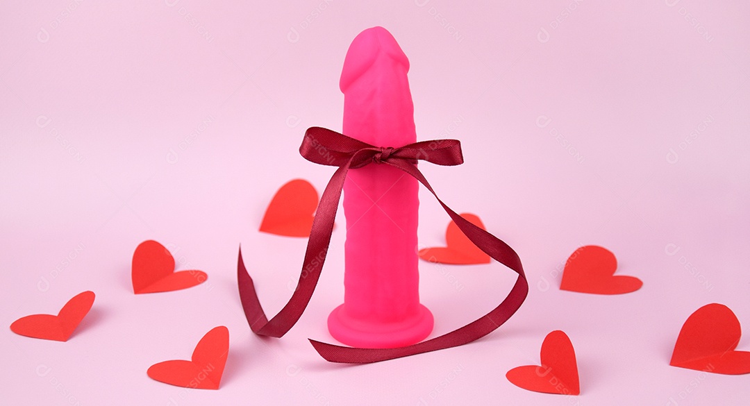 Vibrador com fita vermelha