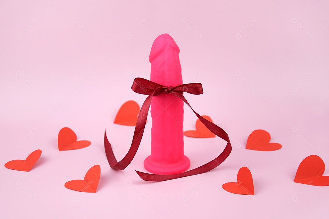 Vibrador com fita vermelha