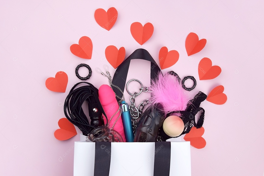 Saco com fantasias sexuais