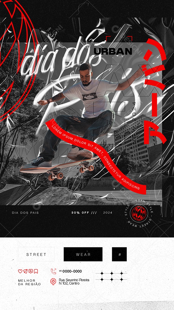 Story Dia dos Pais Urban Social Media PSD Editável