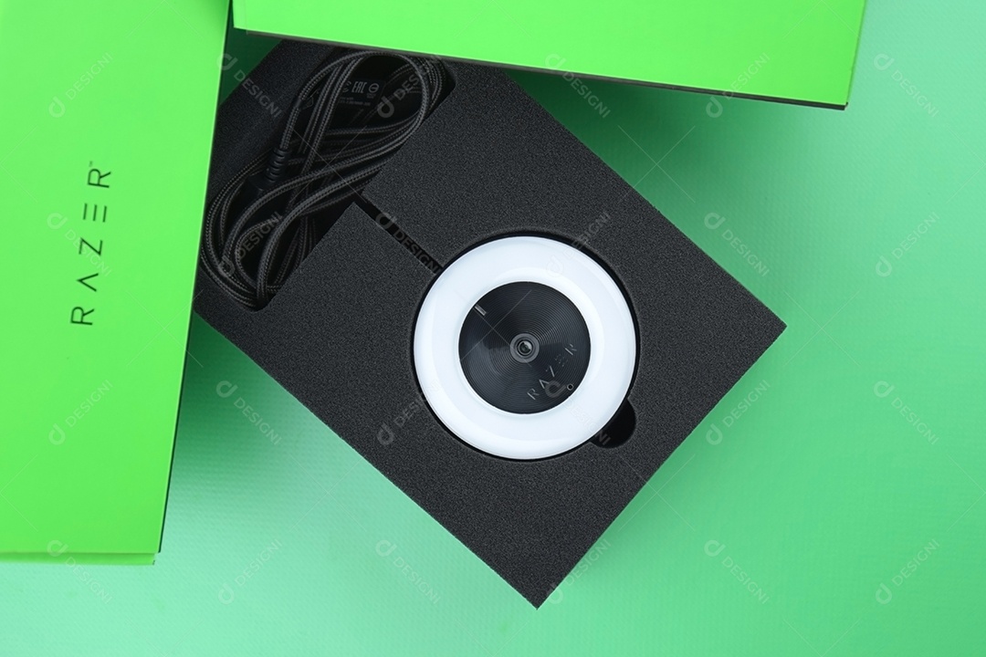 Camera de webcam preta