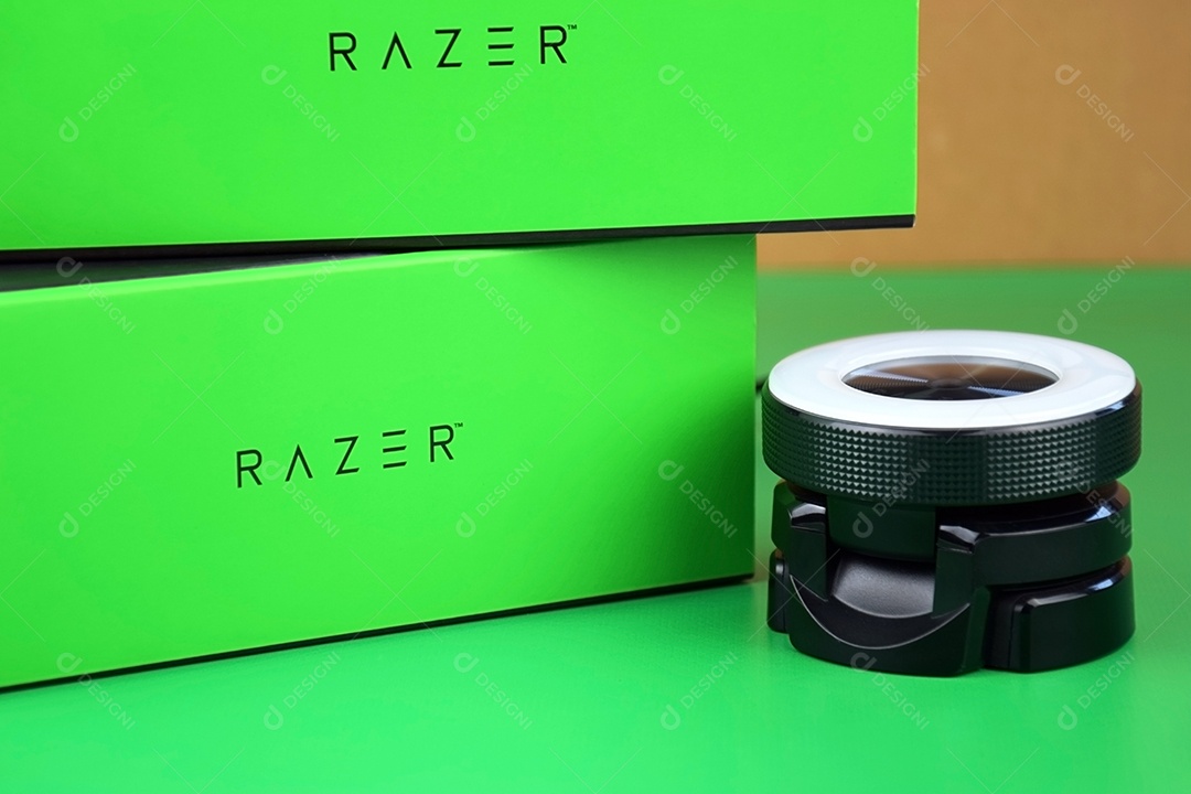 Caixa de Webcam da razer