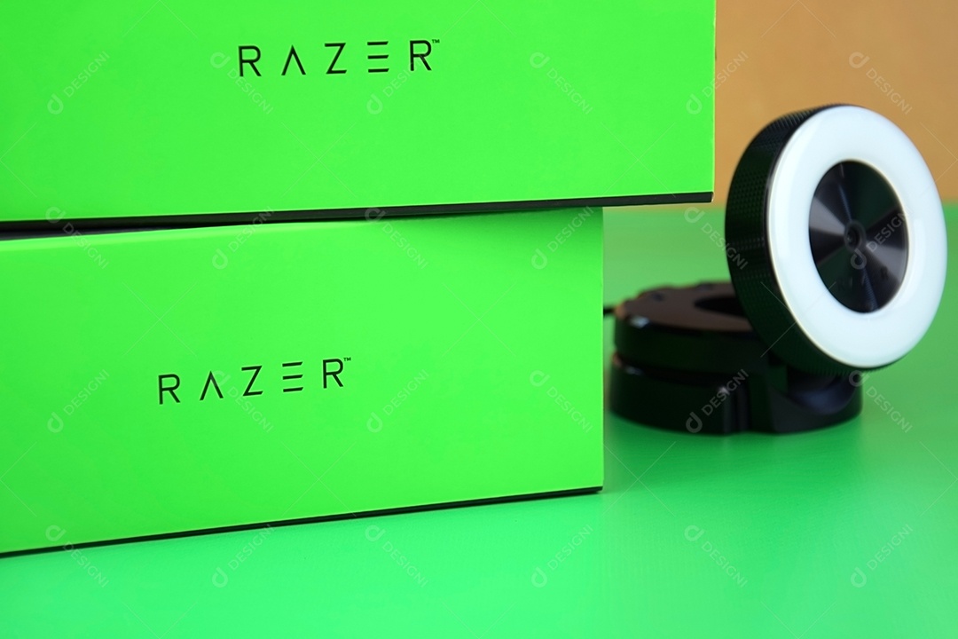 Caixa de Webcam da razer