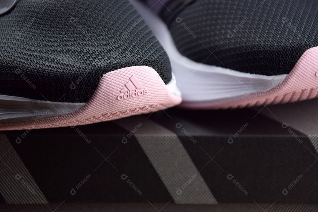 Detalhes de ponta de tênis