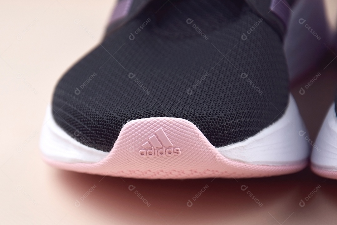 Detalhes de ponta de tênis