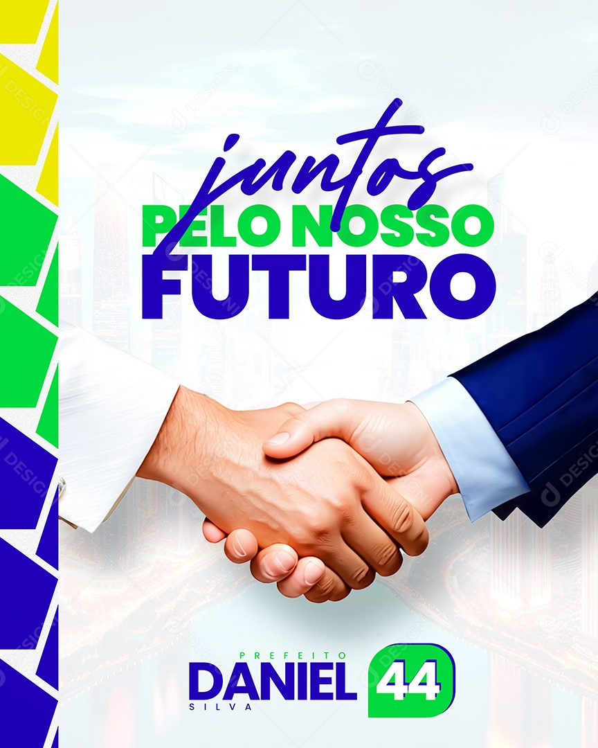 Política Juntos pelo nosso Futuro Social Media PSD Editável