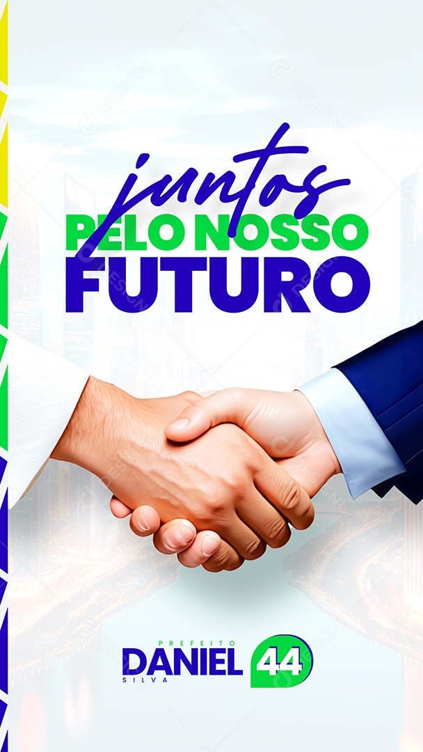 Story Política Juntos pelo nosso Futuro Social Media PSD Editável