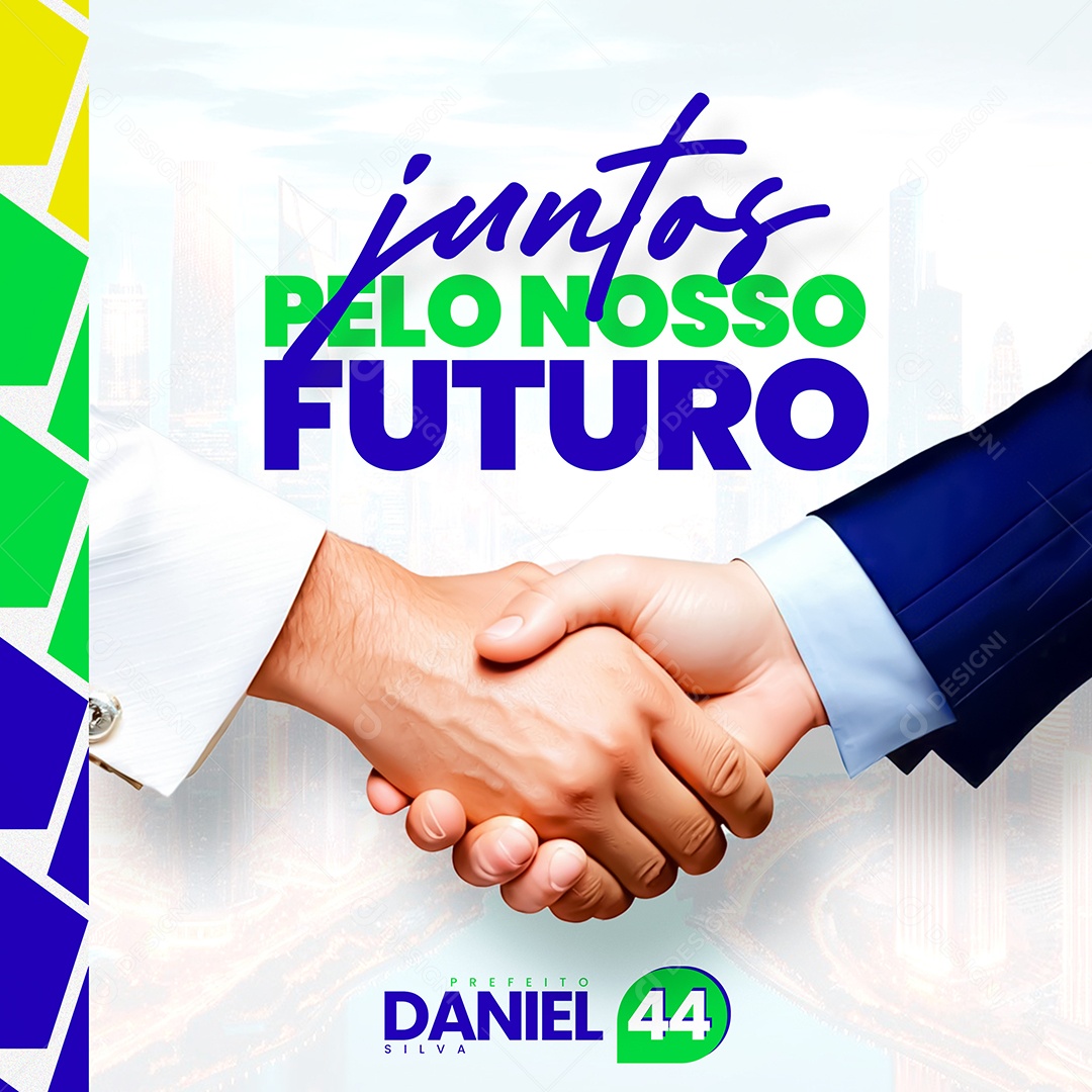 Feed Política Juntos pelo nosso Futuro Social Media PSD Editável
