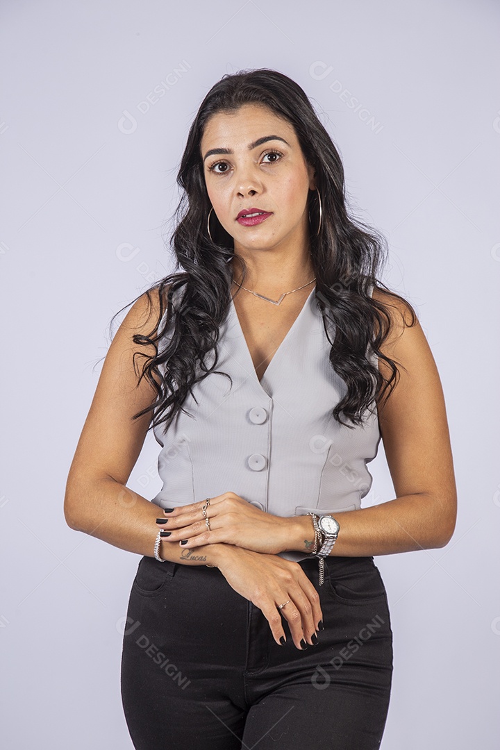 Mulher estilosa e elegante