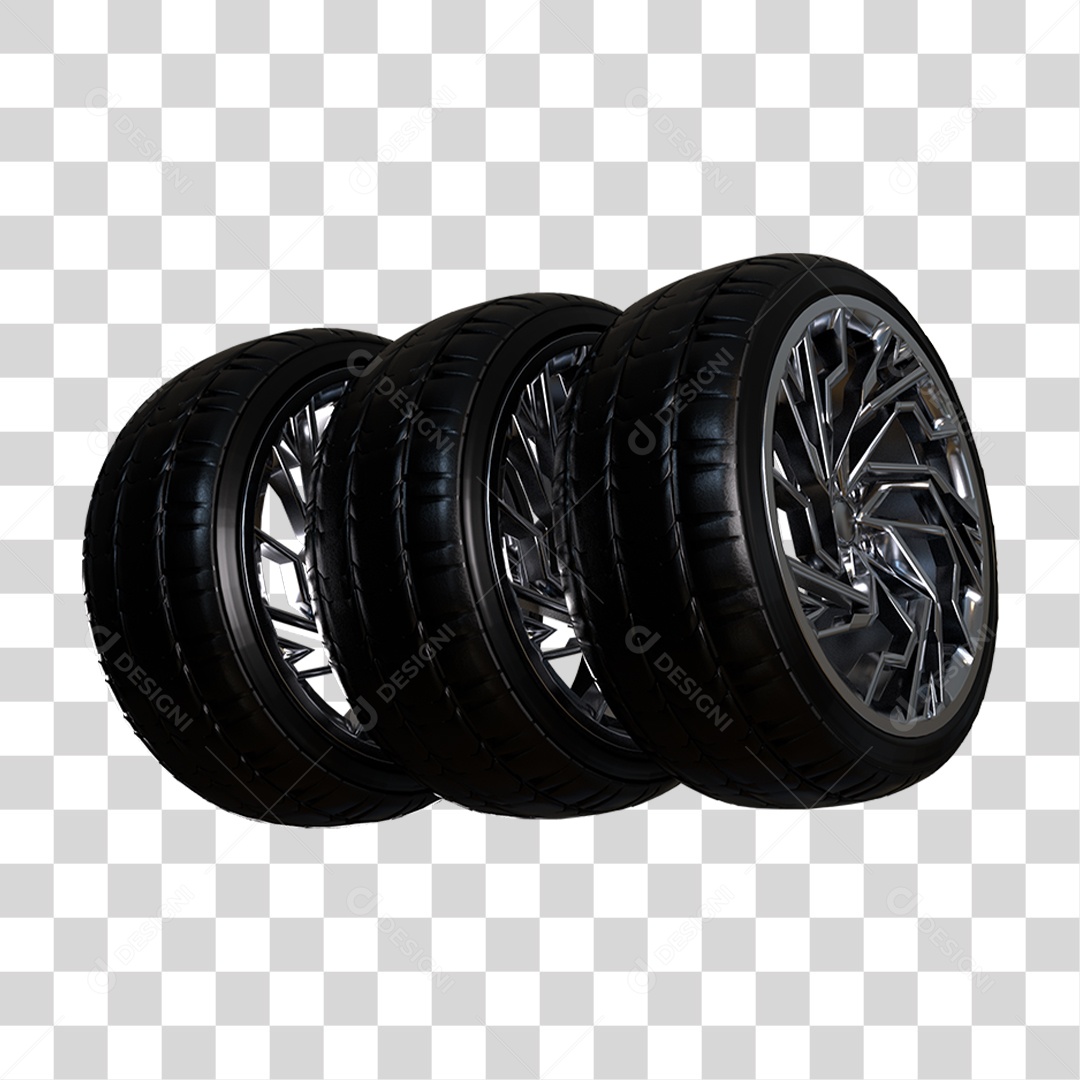 Pneus de Carro Rodas PNG Transparente