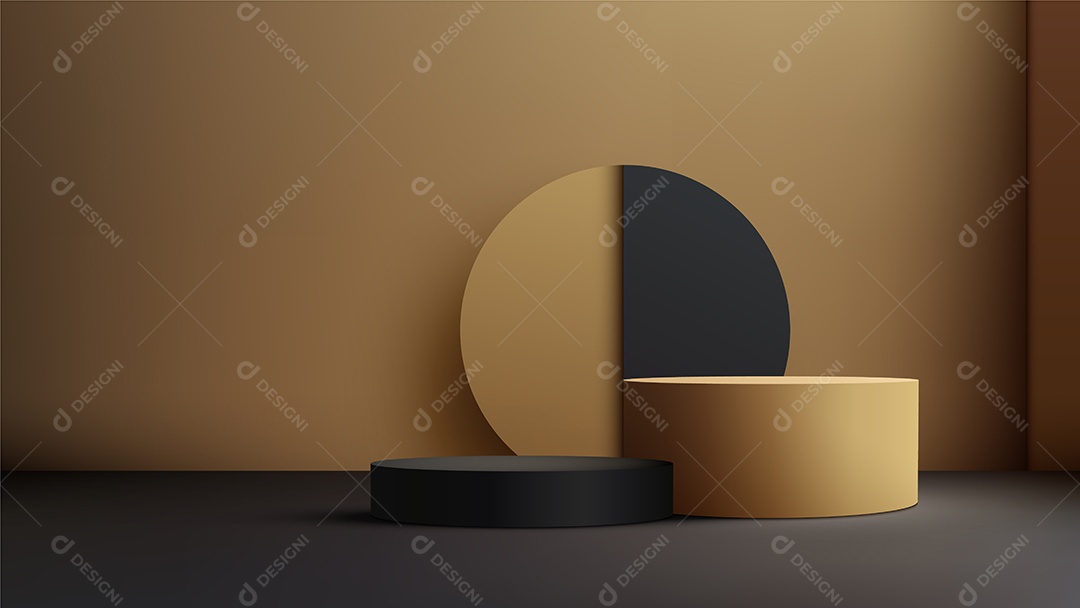 Modelo de Pódio Vetor EPS Editável