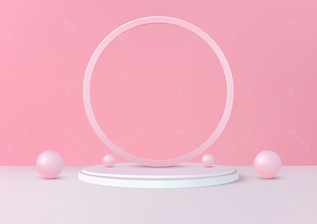 Modelo de Pódio Vetor EPS Editável