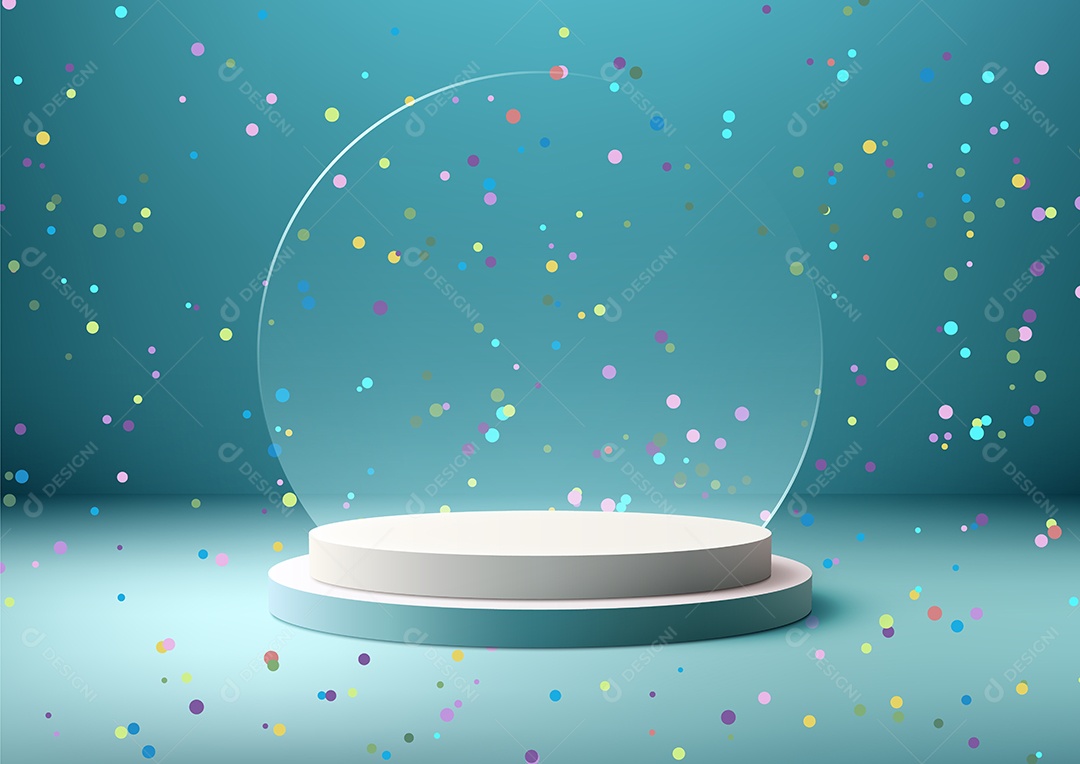 Modelo de Pódio Vetor EPS Editável