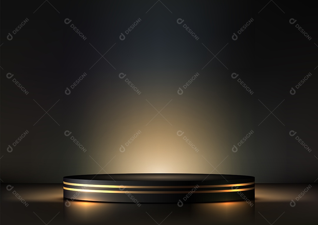 Modelo de Pódio Vetor EPS Editável