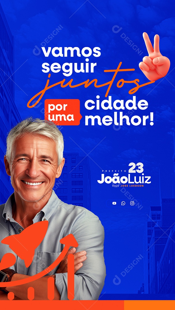 Story Política Eleições Social Media PSD Editável