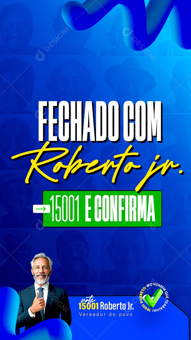 Story Política Eleições Social Media PSD Editável