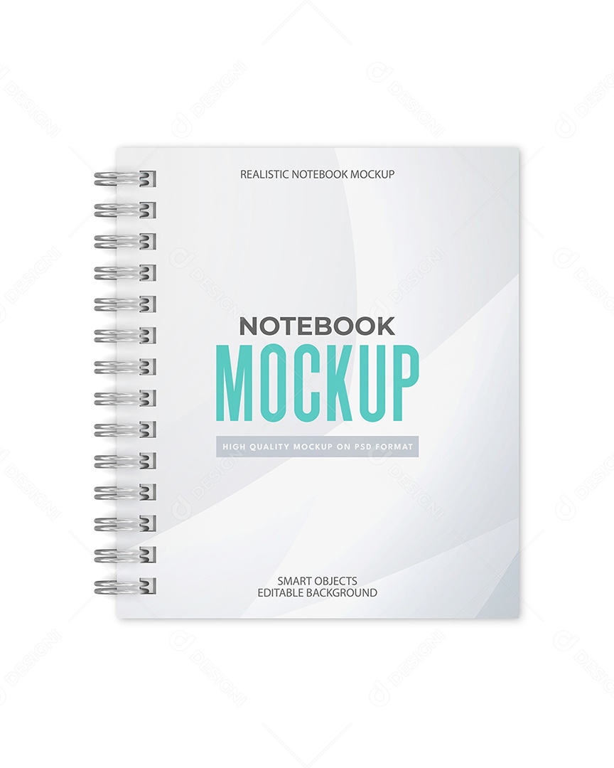 Caderno Mockup PSD Editável