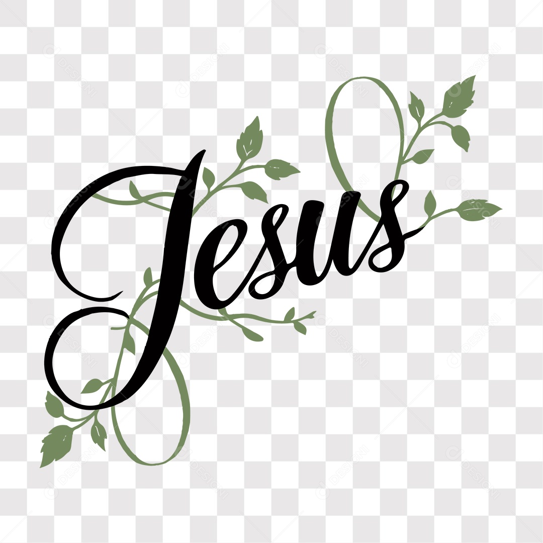 Lettering Religioso Jesus EPS + PNG