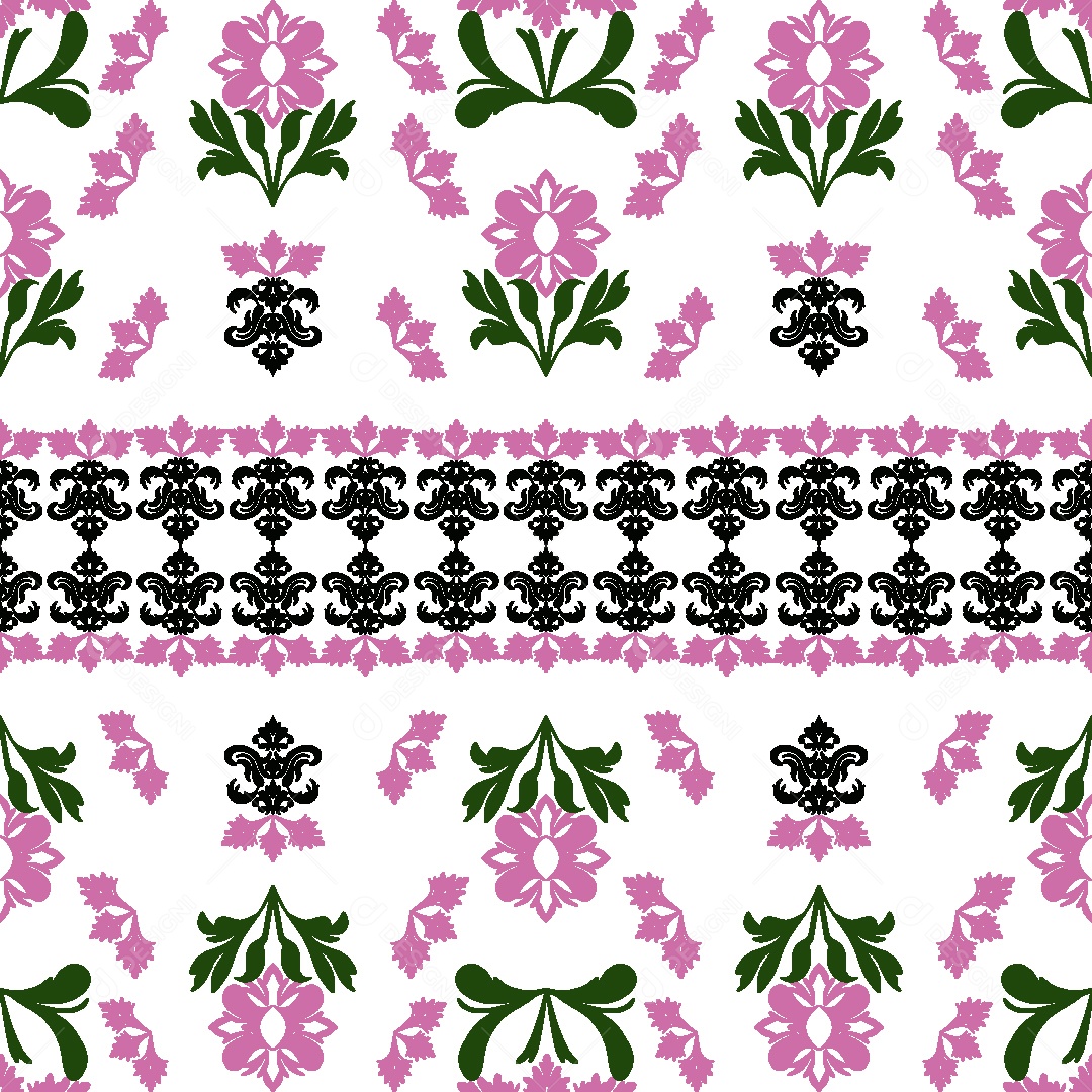 Padrão de Tapete Ilustração Vetor EPS