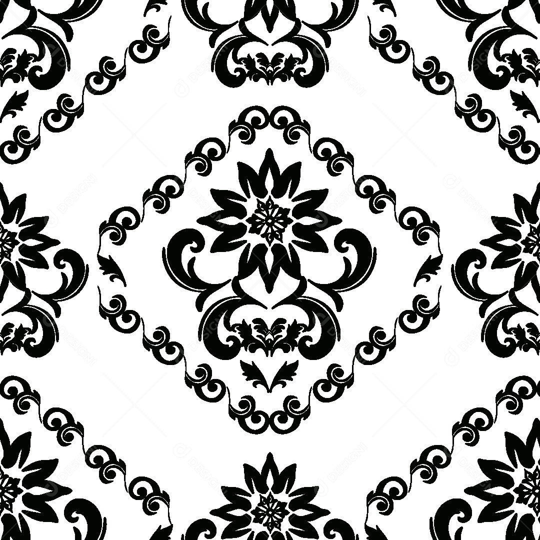 Padrão de Tapete Ilustração Vetor EPS