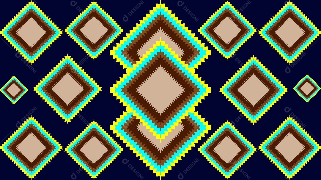 Padrão Geométrico Ilustração Vetor EPS