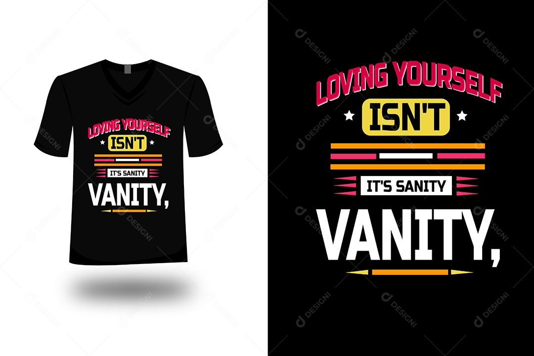 Camiseta Amorosa Vetor EPS